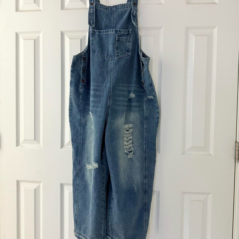 Blue Denim Overalls